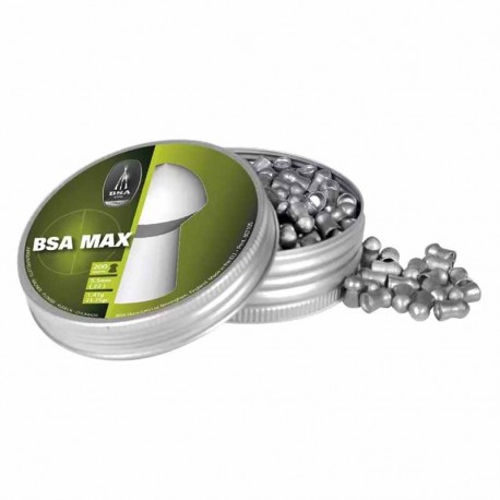 Perdigones BSA Max lata 400unid cal. 4.5