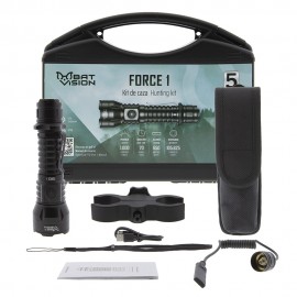 Linterna LED B-Vision Force One con kit de caza