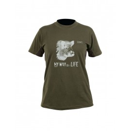Camiseta caza Hart mujer Branded Basurde