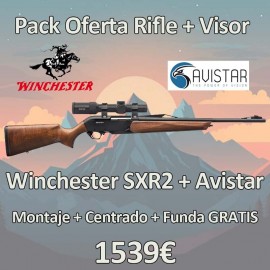 PACK Rifle Winchester SXR2 Field + Visor
