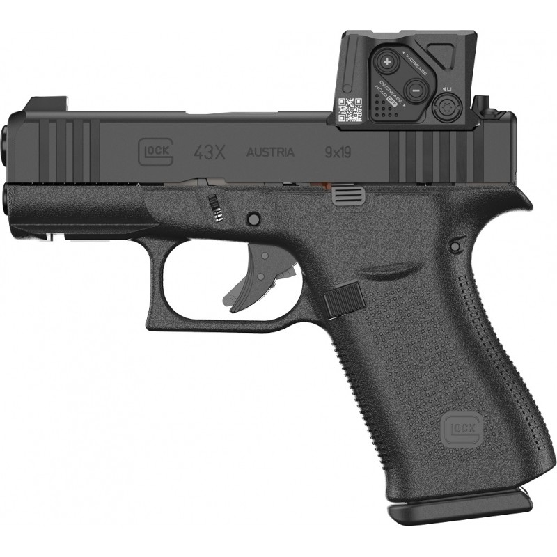 Pistola Glock 43X A-CUT 9x19 AIMPOINT COA - 9x19