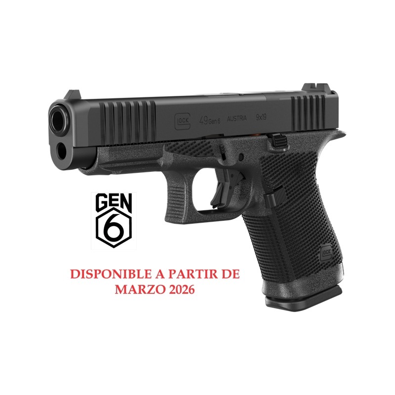 Pistola Glock 49 GEN6 9x19 OR/FS - 9x19