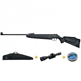 Pack Carabina Norica Dragon + visor + balines + funda