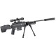 Pack Carabina Norica Black Ops Sniper + visor + bipode