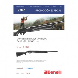 Escopeta Benelli Montefeltro Black Synthetic 20