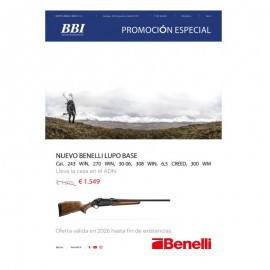 Rifle Benelli Lupo wood base
