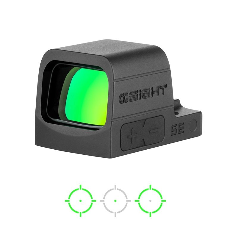 Visor de punto verde Osight SE GN 2 MOA & 32 MOA con batería extraíble