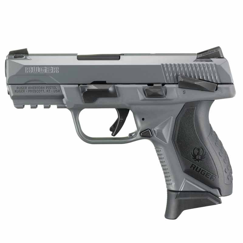 Pistola RUGER American Compact Elite 3.55” con seguro manual - 9mm.