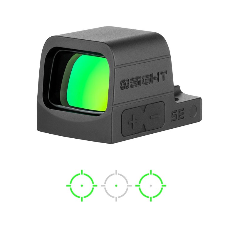 Visor de punto verde Osight SE GN 2 MOA & 32 MOA con batería extraíble
