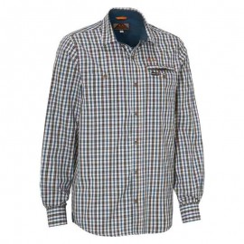 Camisa de cuadros Swedteam Lynx Antibite Azul
