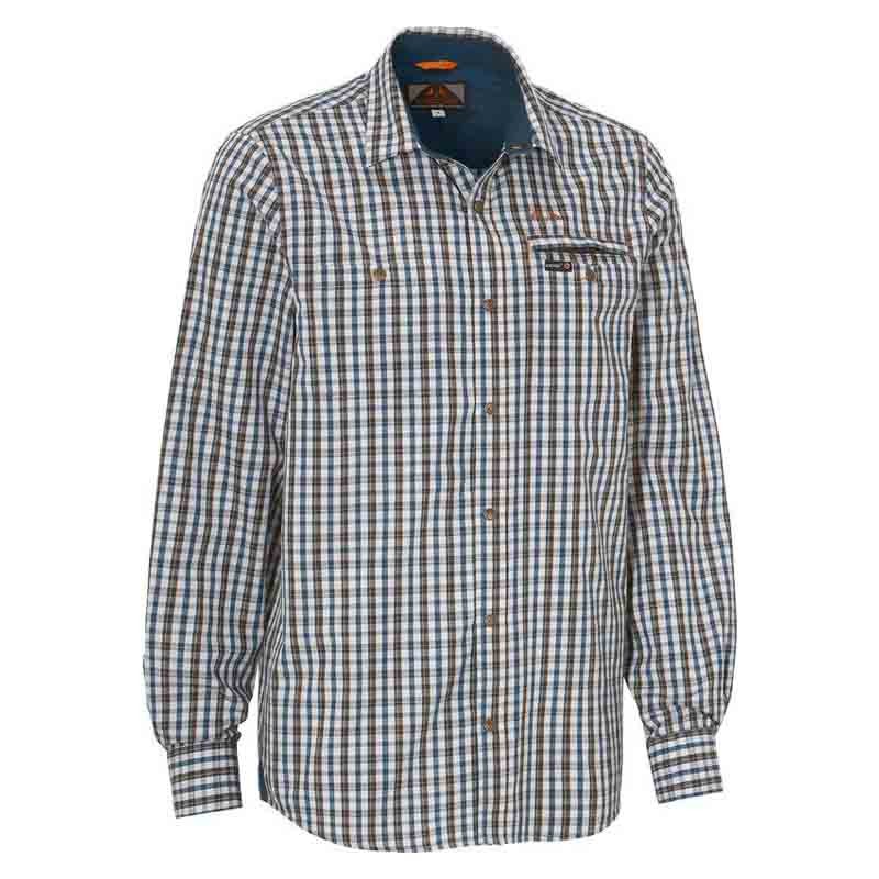 Camisa de cuadros Swedteam Lynx Antibite Azul