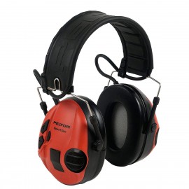 Cascos Protección Auditiva Peltor 3M SportTac Tiro Rojo / negro