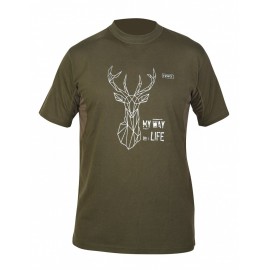 Camiseta caza Hart Branded - Ciervo